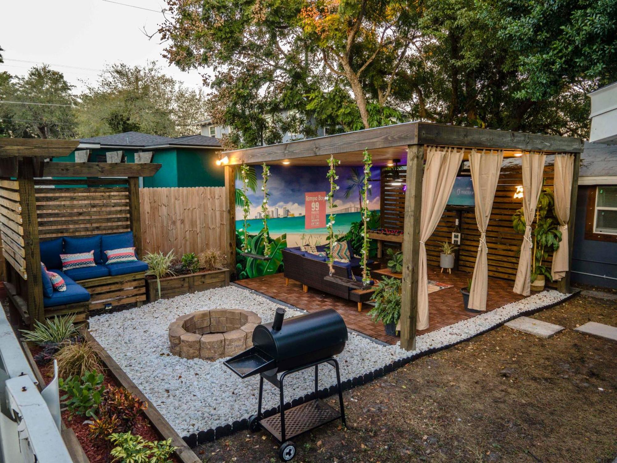 Luxury 5-Br House, Tampa Downtown With Cottage Kültér fotó